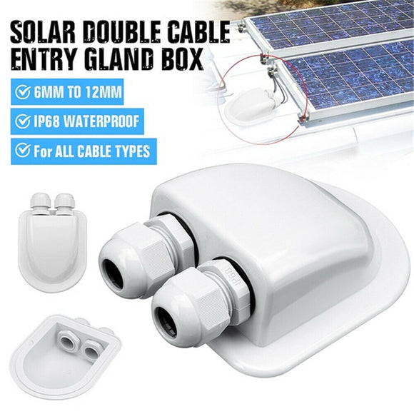 Solar Weatherproof Abs Solar Double Cable Entry Gland for All Cables