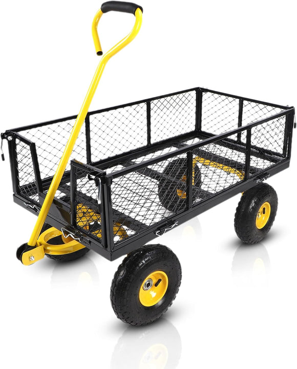 Heavy Duty Steel Garden Trolley Cart  Holds up to 500kg