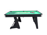 Brand New 6Ft Foldable Pool Table  (Green Cloth)    RRP $525