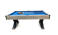 The Titan X Deluxe Modern  7ft Pool Table – Blue Felt with Accessories