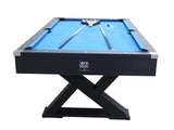 The Titan X  Deluxe Modern  7ft Pool Table With All  Accessories