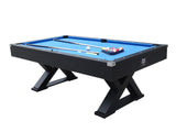 The Titan X  Deluxe Modern  7ft Pool Table With All  Accessories