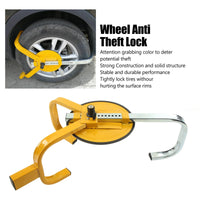 Wheel Lock Clamp Car Caravan Trailer Security Keys Heavy Duty 13'' - 15''