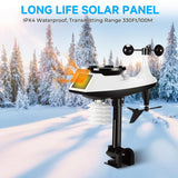 Wireless Weather Station Indoor/Outdoor  Forecast Rainfall Wind Speed