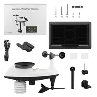 Wireless Weather Station Indoor Outdoor  Forecast Rainfall Wind Speed