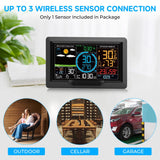 Wireless Weather Station Indoor/Outdoor  Forecast Rainfall Wind Speed