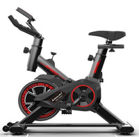 Indoor Exercise Bike  Stationary Cycling Bike with LCD Monitor Spinning Bike