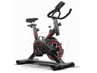 Indoor Exercise Bike  Stationary Cycling Bike with LCD Monitor Spinning Bike