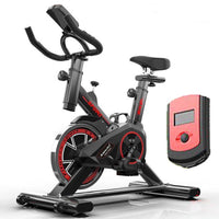 Indoor Exercise Bike  Stationary Cycling Bike with LCD Monitor Spinning Bike