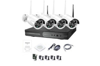 Wireless Security Camera system with 4 Cameras  1080P