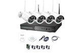 Wireless Security Camera system with 4 Cameras 5MP 1080P