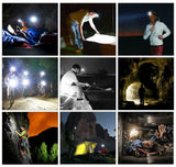 Head Light Headlight USB Rechargeable LED  Head Lamp Flashlight Waterproof