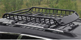 Universal Roof Rack Basket  Top Cargo Luggage Holder Carrier 140cm