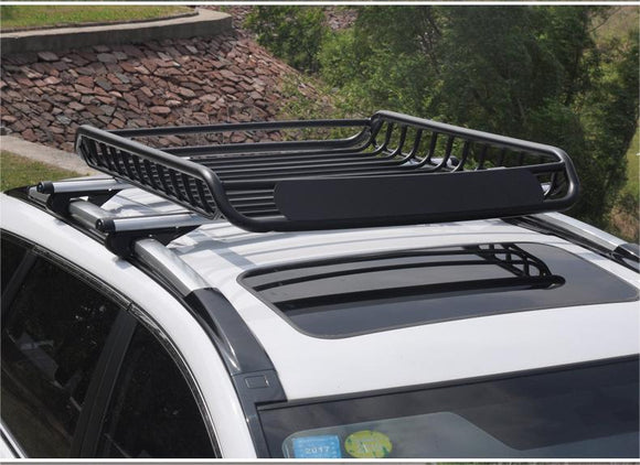 Universal Roof Rack Basket  Top Cargo Luggage Holder Carrier 140cm