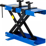 High Quality Motorbike Scissor Lift Stand Blue - 500kg Capacity