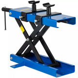 High Quality Motorbike Scissor Lift Stand Blue - 500kg Capacity