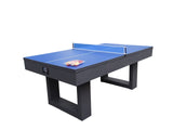 Assembled 7Ft Multi Function 3 in 1 Pool Table, Hockey, Table Tennis Table Gray