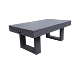 Assembled 7Ft Multi Function 3 in 1 Pool Table, Hockey, Table Tennis Table Gray