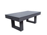 Assembled 7Ft Multi Function 3 in 1 Pool Table, Hockey, Table Tennis Table Gray