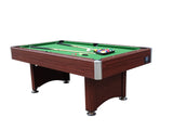 7Ft Pool Table Green With Auto Ball Return - Ultimate Package Deal Assembled