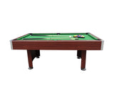7Ft Pool Table Green With Auto Ball Return - Ultimate Package Deal Assembled