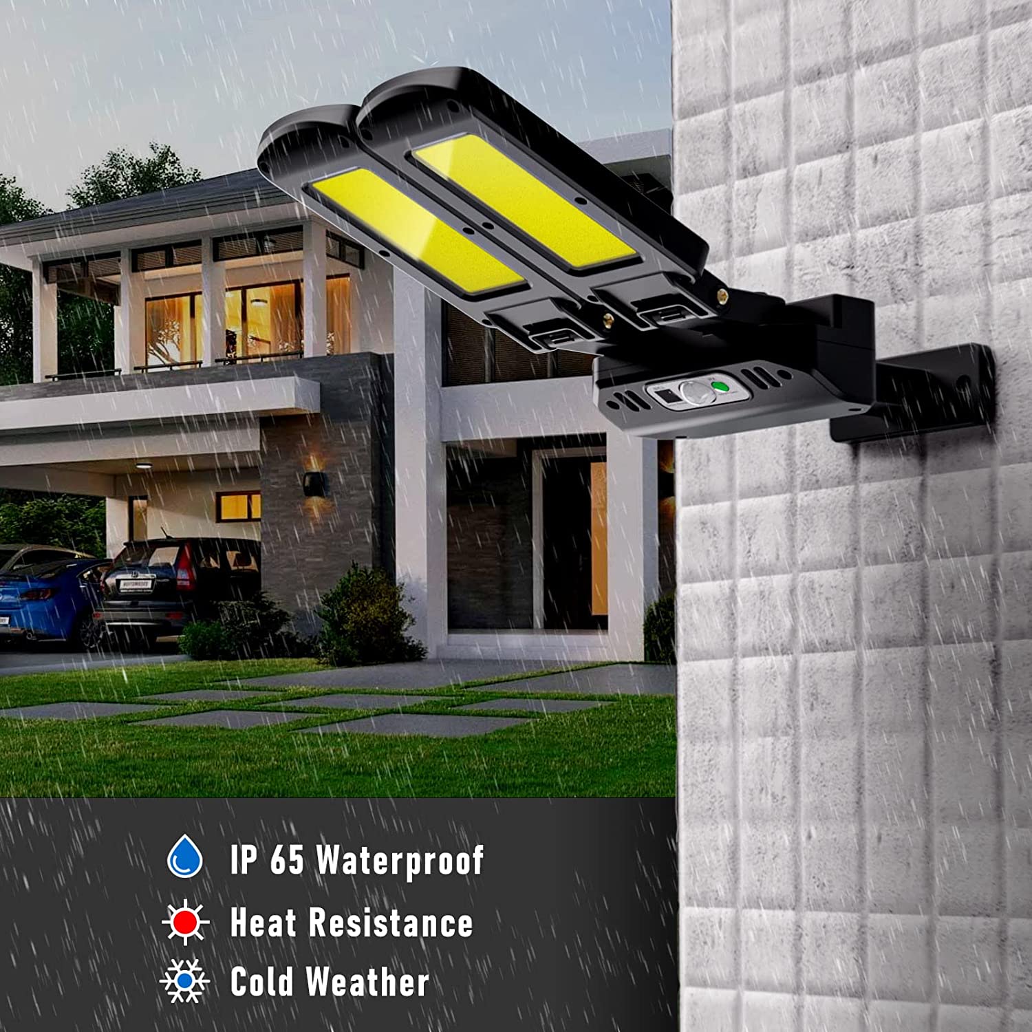 Cob solar motion light cheap