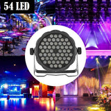 54 LEDs Professional DMX-512 RGB LED Strobe Stage PAR Light