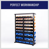 50 Pcs Bin Storage Rack Shelving Garage Storage Rack Tool Organiser