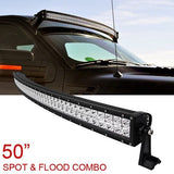 Super Bright 50" Curved 300W flood/spot light 100 LED - With A Free Wiring Kit