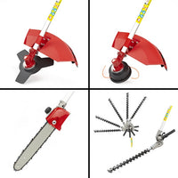 High-Powered 62CC Brush Weed Cutter Saw Hedge Trimmer 5 in 1 (max reach 3.2M)