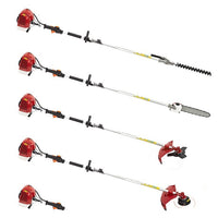 High-Powered 62CC Brush Weed Cutter Saw Hedge Trimmer 5 in 1 (max reach 3.2M)