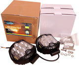 7” LED Driving Lights (Pair) Dual Side lights 3800LM Fitted with OSRAM 40W 240M