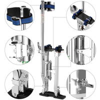 New Aluminium Adjustable 610-1020mm Anti-Skid Stilts