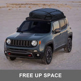 Universal Roof Rack Basket Car Top Luggage 127X90 cm (Black)