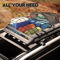 Universal Roof Rack Basket Car Top Luggage 127X90 cm (Black)