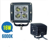 2 X Cree 3" LED work/spot light 4pcs LED 16W