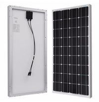 2 x Solar Panel 150 Watt 12-18 Volt Monocrystalline Cells (With Bass Fittings)
