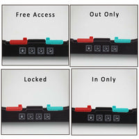 Large Cat Pet Flap Door Magnetic Pet Door with 4 Way Lock Size L