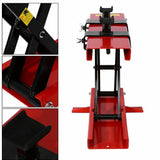 Motorbike Scissor Lift Stand Red / Black - 500kg Capacity