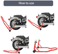 Motorcycle Rear Stand Paddock Stand Lift (Supports 385kg)