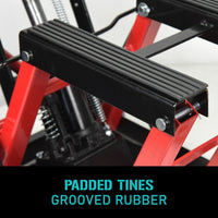 Motorcycle &amp; ATV Quad Bike Lifter Jack 680Kg -1500lbs (Including 2xTie Downs)