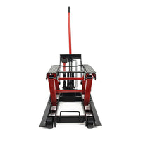 Motorcycle &amp; ATV Quad Bike Lifter Jack 680Kg -1500lbs (Including 2xTie Downs)