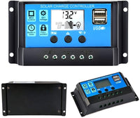 Solar Panel 100 Watt 12-18 Volt  Monocrystalline With 30A Controller Z Brackets