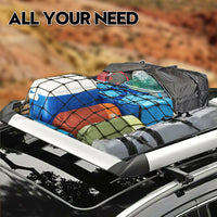Universal Roof Rack Basket Car Top Luggage 127X90 cm (Sliver)