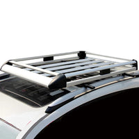 Universal Roof Rack Basket Car Top Luggage 1600X100 cm (Sliver)