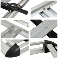 Universal Roof Rack Basket Car Top Luggage 127X90 cm (Sliver)