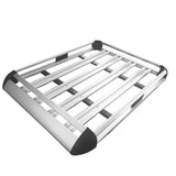 Universal Roof Rack Basket Car Top Luggage 1600X100 cm (Sliver)